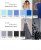 Креп стрейч Амузен 14-4122, 85 гр/м2, шир.150см, цвет голубой - купить в Пятигорске. Цена 148.37 руб.