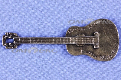 Декоративный элемент для творчества из металла "Гитара"  - купить в Пятигорске. Цена: 19.99 руб.