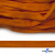 Шнур плетеный (плоский) d-12 мм, (уп.90+/-1м), 100% полиэстер, цв.267 - оранжевый - купить в Пятигорске. Цена: 8.62 руб.