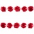 Тесьма плетеная "Рюш", упак. 9,14 м, цвет красный - купить в Пятигорске. Цена: 46.82 руб.
