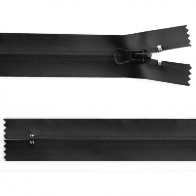 Молния водонепроницаемая PVC Т-7, 20 см, неразъемная, цвет чёрный - купить в Пятигорске. Цена: 21.56 руб.