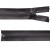 Молния водонепроницаемая PVC Т-7, 60 см, разъемная, цвет (301) т.серый - купить в Пятигорске. Цена: 49.39 руб.