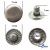 Кнопка металлическая "Альфа" с пружиной, 15 мм (уп. 720+/-20 шт), цвет никель - купить в Пятигорске. Цена: 1 466.73 руб.