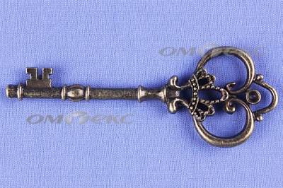 Декоративный элемент для творчества из металла "Ключ"8,5 см  - купить в Пятигорске. Цена: 26.66 руб.