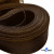 Регилиновая лента, шир.100мм, (уп.25 ярд), цв.- коричневый - купить в Пятигорске. Цена: 694.13 руб.