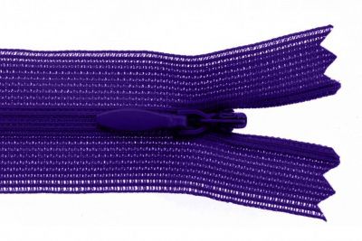 Молния потайная Т3 866, 50 см, капрон, цвет фиолетовый - купить в Пятигорске. Цена: 8.62 руб.