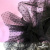 Евро-фатин горох, 100% полиэфир, 15 г/м2, 150 см. 16-167/черный - купить в Пятигорске. Цена 241.13 руб.