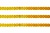 Пайетки "ОмТекс" на нитях, CREAM, 6 мм С / упак.73+/-1м, цв. 92 - золото - купить в Пятигорске. Цена: 484.77 руб.