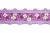 Тесьма декоративная 0385-6169, шир. 25 мм/уп. 22,8+/-1 м, цвет 01-фиолетовый - купить в Пятигорске. Цена: 387.43 руб.