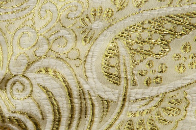 Ткань костюмная жаккард №5, 140 гр/м2, шир.150см, цвет золото - купить в Пятигорске. Цена 383.29 руб.
