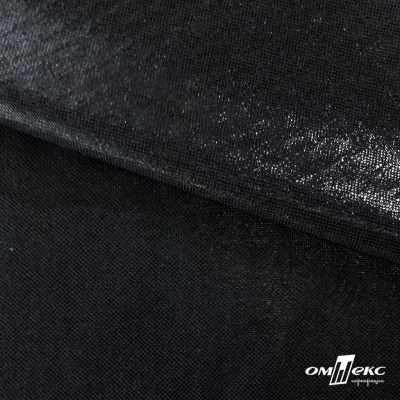 Трикотажное полотно голограмма, шир.140 см, #602 -чёрный/чёрный - купить в Пятигорске. Цена 385.88 руб.