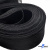 Регилиновая лента мягкая, пластик, шир.40мм, (уп.22+/-0,5м), цв.- черный - купить в Пятигорске. Цена: 294 руб.