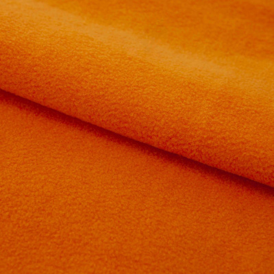 Флис DTY 16-1358, 250 г/м2, шир. 150 см, цвет оранжевый - купить в Пятигорске. Цена 640.46 руб.