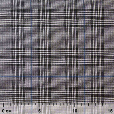 Ткань костюмная "Клер" 80% P, 16% R, 4% S, 200 г/м2, шир.150 см,#3 цв-серый/синий - купить в Пятигорске. Цена 412.02 руб.