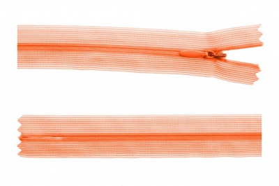 Молния потайная Т3 849, 50 см, капрон, цвет оранжевый - купить в Пятигорске. Цена: 8.87 руб.