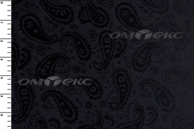 Ткань подкладочная жаккард Р14098, чёрный, 85 г/м2, шир. 150 см, 230T - купить в Пятигорске. Цена 166.45 руб.