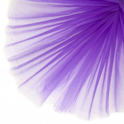 Фатин матовый 16-85, 12 гр/м2, шир.300см, цвет фиолетовый - купить в Пятигорске. Цена 96.31 руб.