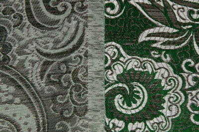 Ткань костюмная жаккард, 135 гр/м2, шир.150см, цвет зелёный№4 - купить в Пятигорске. Цена 441.94 руб.