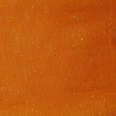 Сетка Глиттер, 24 г/м2, шир.145 см., оранжевый - купить в Пятигорске. Цена 117.24 руб.