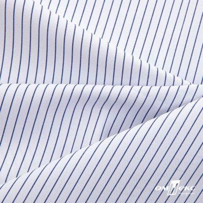 Ткань сорочечная Ронда, 115 г/м2, 58% пэ,42% хл, шир.150 см, цв.4-синяя, (арт.114) - купить в Пятигорске. Цена 306.69 руб.