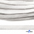 Шнур плетеный d-8 мм плоский, 70% хлопок 30% полиэстер, уп.85+/-1 м, цв.1018-белый - купить в Пятигорске. Цена: 735 руб.