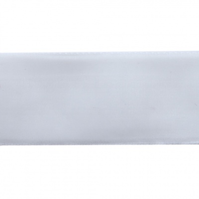 Лента бархатная нейлон, шир.25 мм, (упак. 45,7м), цв.01-белый - купить в Пятигорске. Цена: 981.09 руб.