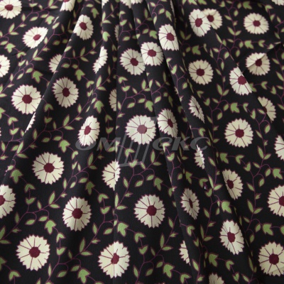 Плательная ткань "Фламенко" 10.1, 80 гр/м2, шир.150 см, принт растительный - купить в Пятигорске. Цена 241.49 руб.