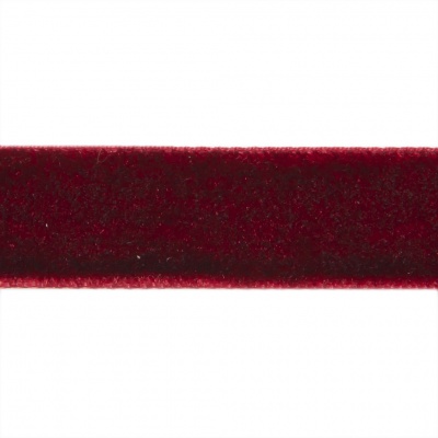 Лента бархатная нейлон, шир.12 мм, (упак. 45,7м), цв.240-бордо - купить в Пятигорске. Цена: 396 руб.