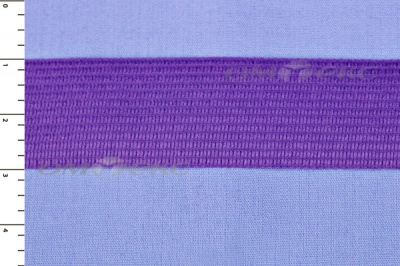 Окантовочная тесьма №0225, шир. 22 мм (в упак. 100 м), цвет фиолет - купить в Пятигорске. Цена: 271.60 руб.