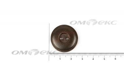 Пуговица деревянная круглая №54 (25мм) - купить в Пятигорске. Цена: 4.12 руб.