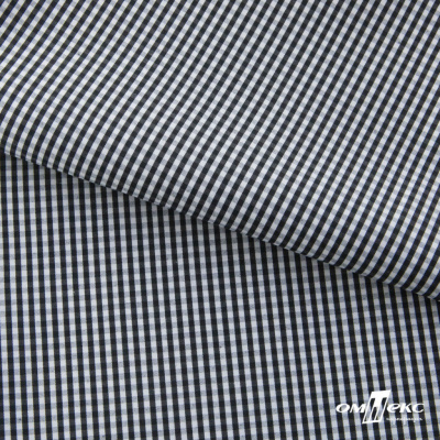 Ткань сорочечная Клетка Виши, 115 г/м2, 58% пэ,42% хл, шир.150 см, цв.6-черный, (арт.111) - купить в Пятигорске. Цена 309.82 руб.