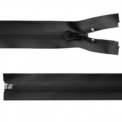 Молния водонепроницаемая PVC Т-7, 90 см, разъемная, цвет чёрный - купить в Пятигорске. Цена: 61.18 руб.