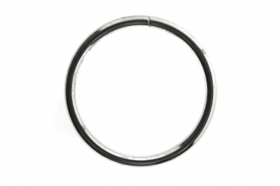 Кольцо металлическое №40 мм, цв.-никель - купить в Пятигорске. Цена: 4.45 руб.