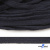 Шнур плетеный d-8 мм плоский, 70% хлопок 30% полиэстер, уп.85+/-1 м, цв.1010-т.синий - купить в Пятигорске. Цена: 735 руб.