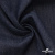 Ткань костюмная "Джинс" с начесом, 320 г/м2, 80% хлопок 20%полиэстер, шир. 160 см, т.синий - купить в Пятигорске. Цена 492.24 руб.