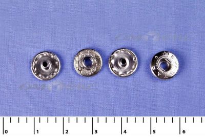 Кнопки металл Ф-12,5 (1440 +/-20 шт) "альфа" никель с рисунком - купить в Пятигорске. Цена: 2 853.69 руб.
