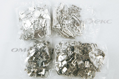Крючки брючные 4 шипа "Стром" 144 шт. никель - купить в Пятигорске. Цена: 383.97 руб.