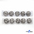 119-01 Кнопки пришивные декоративные металл 21 мм, цв.-никель - купить в Пятигорске. Цена: 21.54 руб.