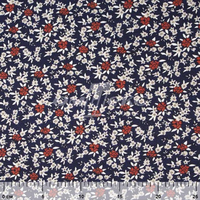 Плательная ткань "Фламенко" 7.2, 80 гр/м2, шир.150 см, принт растительный - купить в Пятигорске. Цена 239.03 руб.