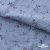 Ткань Муслин принт, 100% хлопок, 125 гр/м2, шир. 140 см, #2308 цв. 69 серо-голубой с цветком - купить в Пятигорске. Цена 413.11 руб.