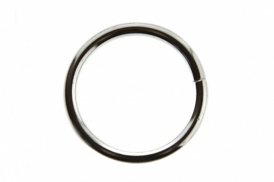 Кольцо металлическое d-32 мм, цв.-никель - купить в Пятигорске. Цена: 3.54 руб.