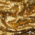 Трикотажное полотно, Сетка с пайетками,188 гр/м2, шир.140 см, цв.-тем.золото (#51) - купить в Пятигорске. Цена 505.15 руб.