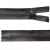 Молния водонепроницаемая PVC Т-7, 20 см, неразъемная, цвет (301)-т.серый - купить в Пятигорске. Цена: 21.78 руб.