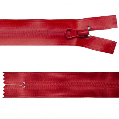 Молния водонепроницаемая PVC Т-7, 20 см, неразъемная, цвет (820)-красный - купить в Пятигорске. Цена: 21.56 руб.