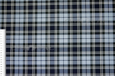 Ткань костюмная клетка Т7274 2004, 220 гр/м2, шир.150см, цвет т.синий/гол/бел - купить в Пятигорске. Цена 