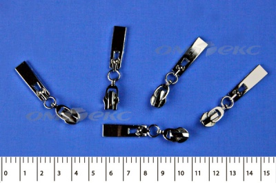 Слайдер декоративный, металлический №1/спираль Т7/никель - купить в Пятигорске. Цена: 6.29 руб.