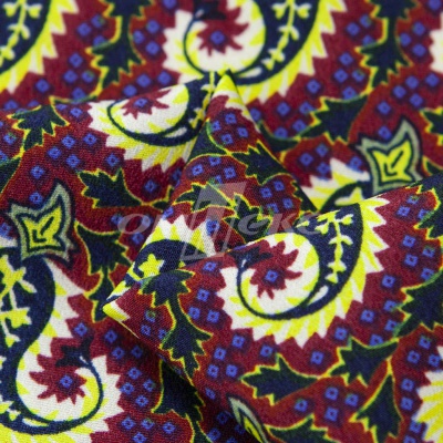 Плательная ткань "Фламенко" 14.1, 80 гр/м2, шир.150 см, принт огурцы - купить в Пятигорске. Цена 241.49 руб.