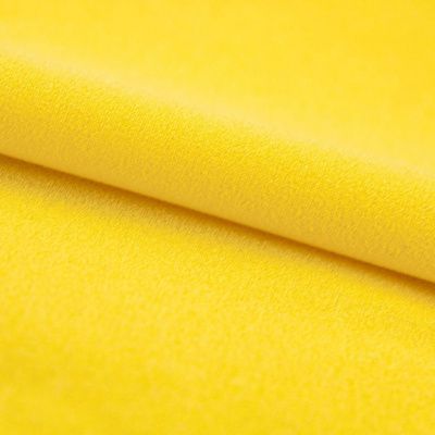 Креп стрейч Амузен 12-0752, 85 гр/м2, шир.150см, цвет жёлтый - купить в Пятигорске. Цена 194.07 руб.