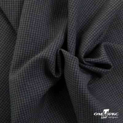 Ткань костюмная Пье-де-пуль 24013, 210 гр/м2, шир.150см, цвет т.серый - купить в Пятигорске. Цена 334.18 руб.