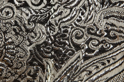 Ткань костюмная жаккард №11, 140 гр/м2, шир.150см, цвет тем.серебро - купить в Пятигорске. Цена 383.29 руб.